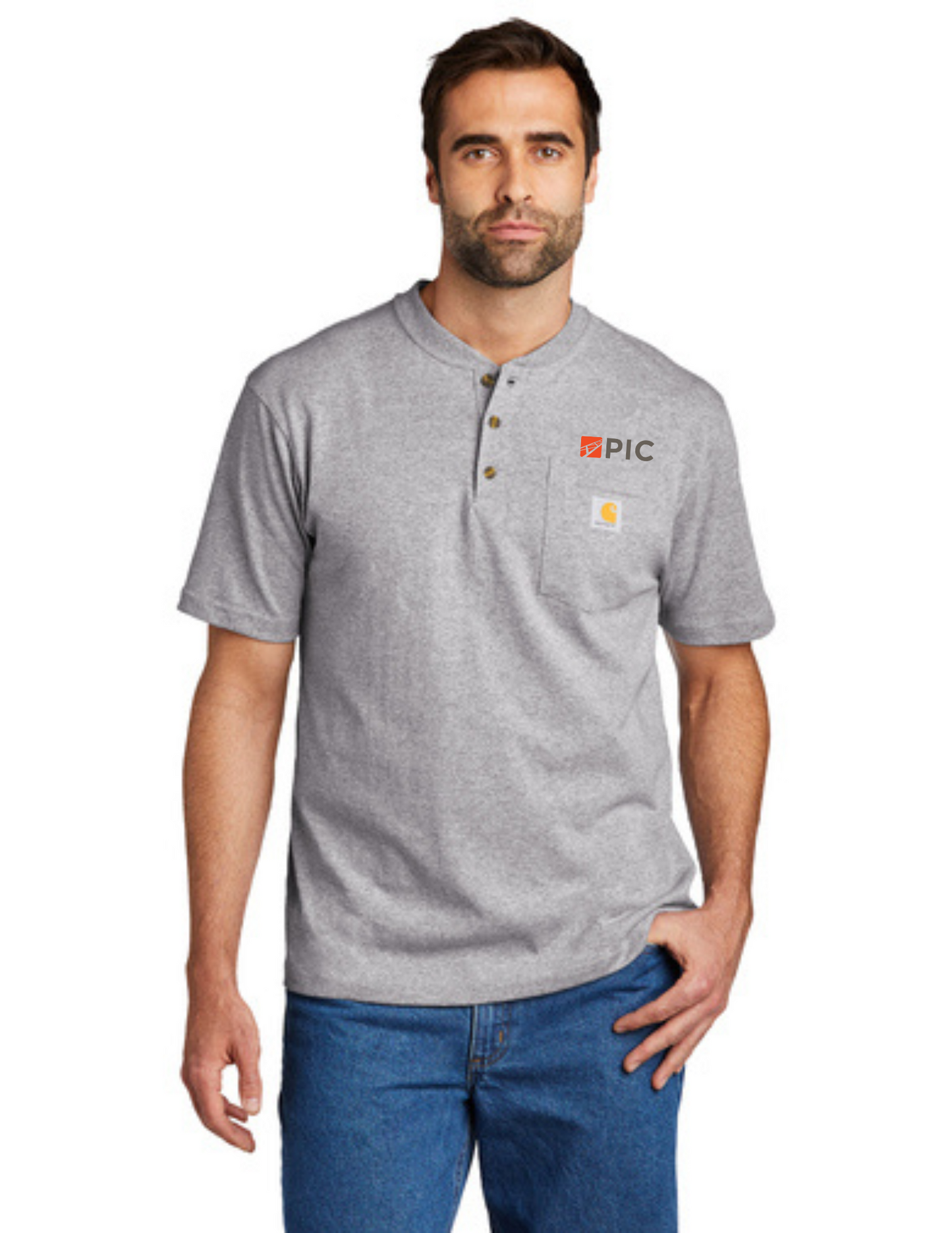 CTK84 Carhartt® Short Sleeve Henley T-Shirt
