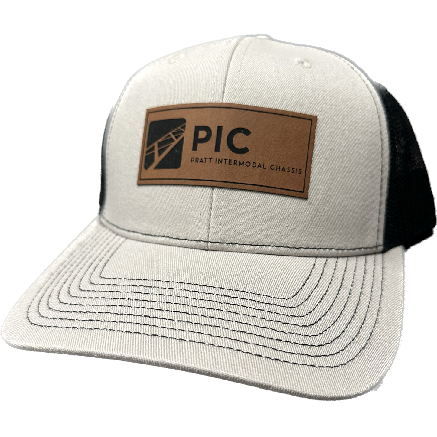 Trucker Patch Hat - Light Grey/Black