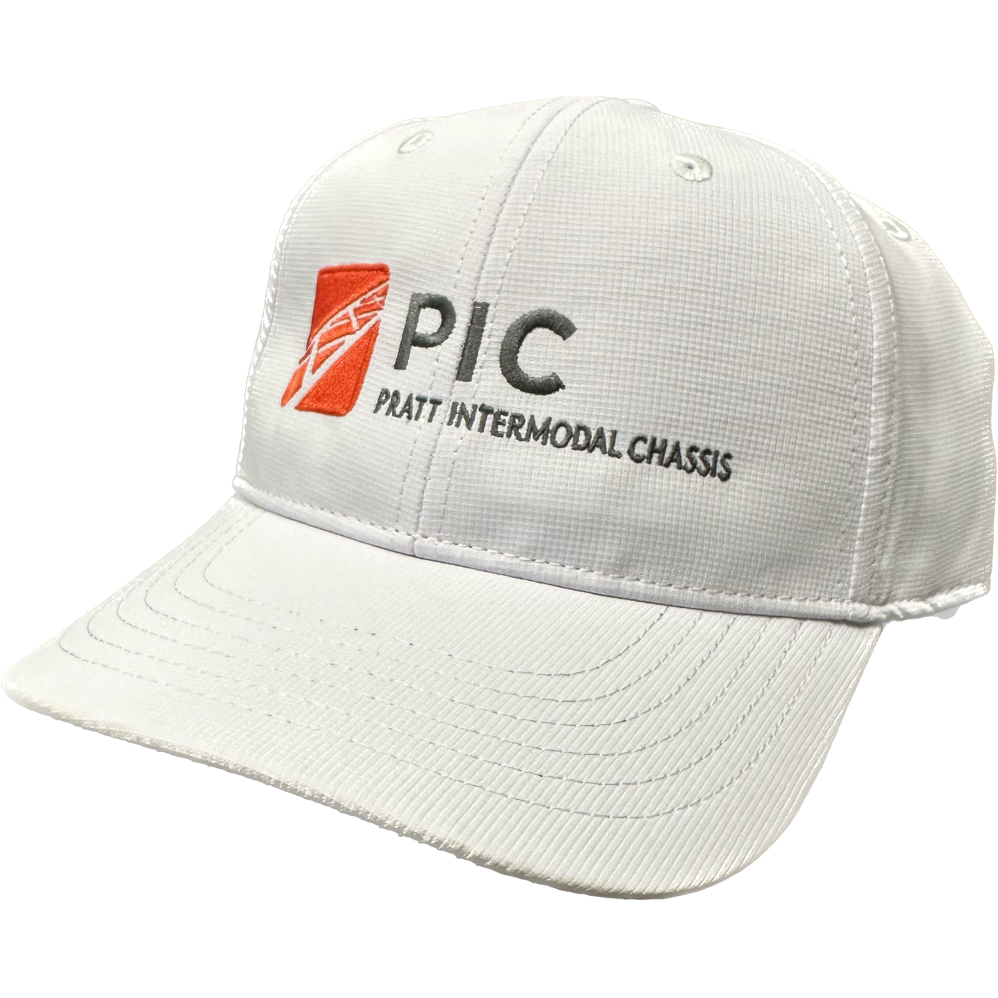 Polyester Golf/Baseball Cap - White
