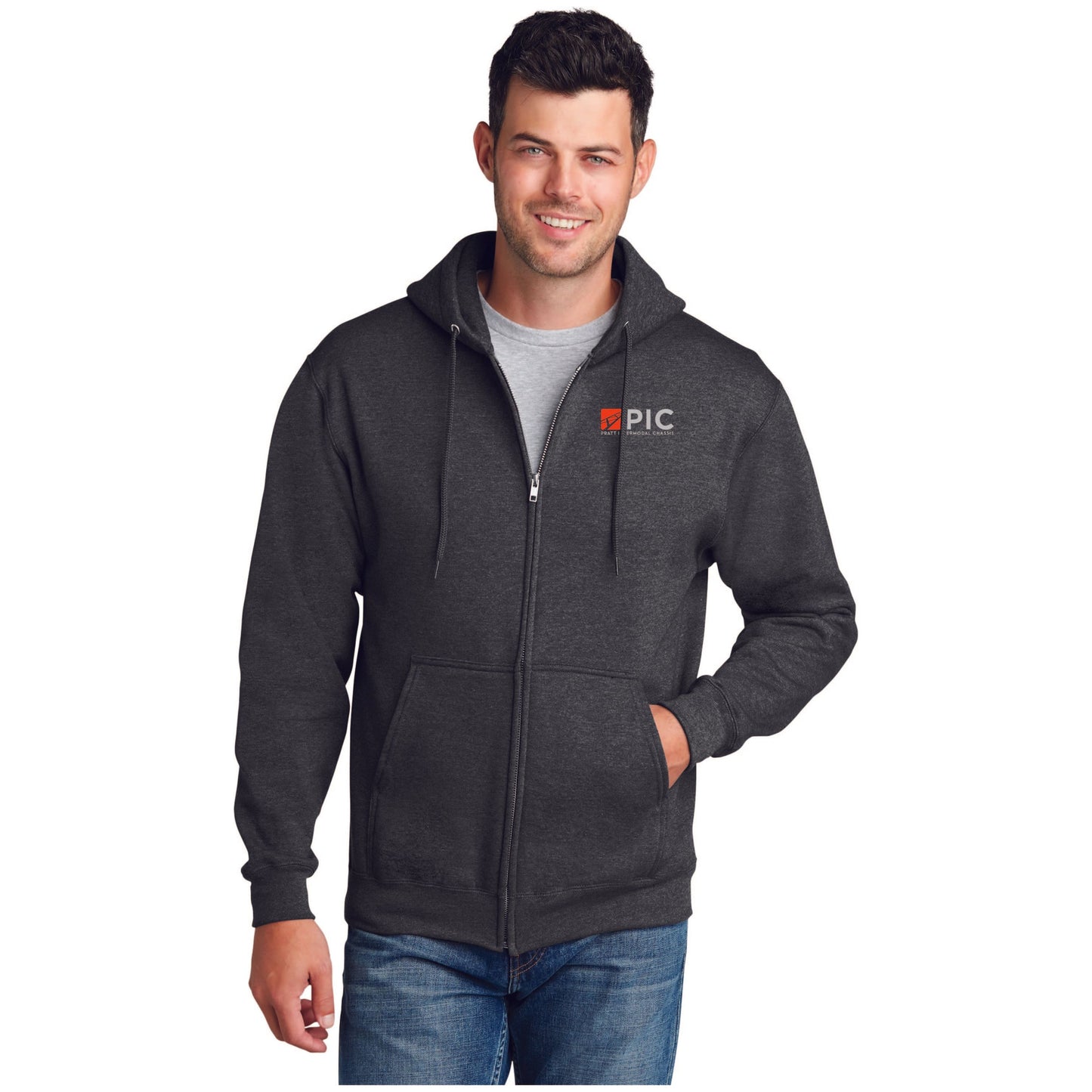PC78ZH Port & Company® Core Fleece Full-Zip Hooded Sweatshirt
