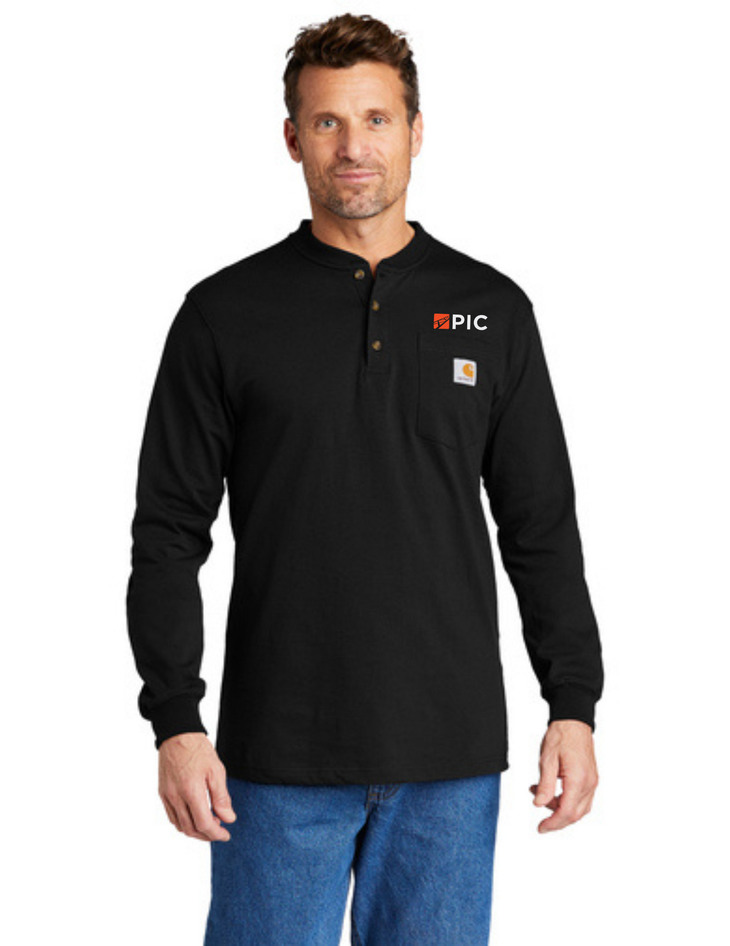 CTK128 Carhartt® Long Sleeve Henley T-Shirt