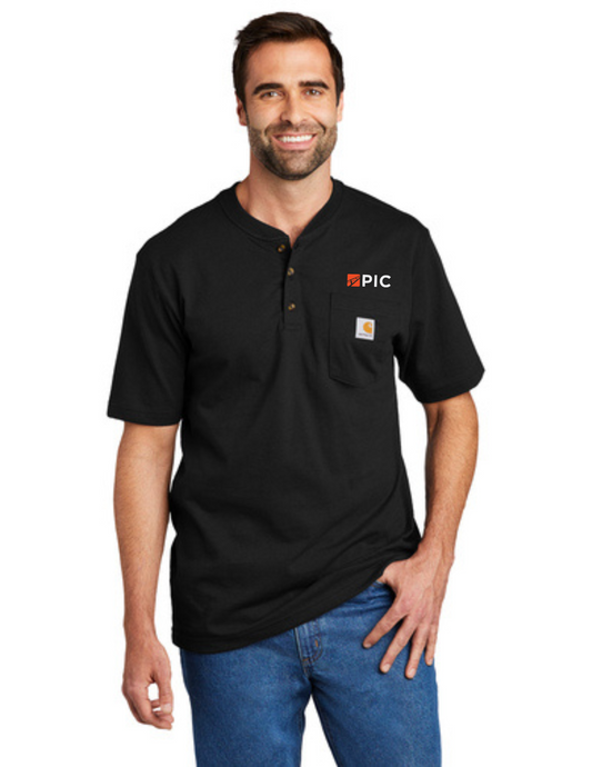 CTK84 Carhartt® Short Sleeve Henley T-Shirt