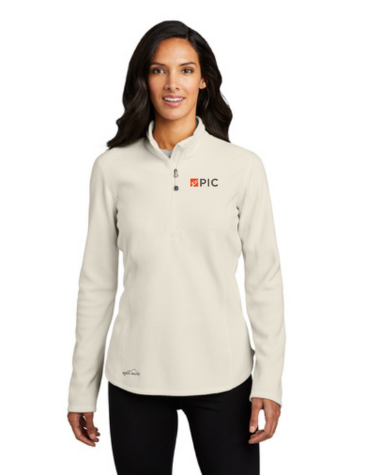 EB227 Eddie Bauer® Ladies 1/2-Zip Microfleece Jacket